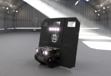 Motorisé, monté sur chenilles… Le Taurus, un nouveau bouclier de haute technologie pour le Raid